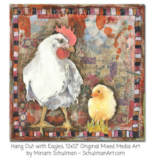 rooster art | chicken art | rooster painting | chicken painting by Miriam Schulman rooster art | chicken art | rooster painting | chicken painting by Miriam Schulman