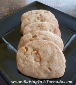 Butterscotch Slice and Bake Cookies| www.BakingInATornado.com | #recipe