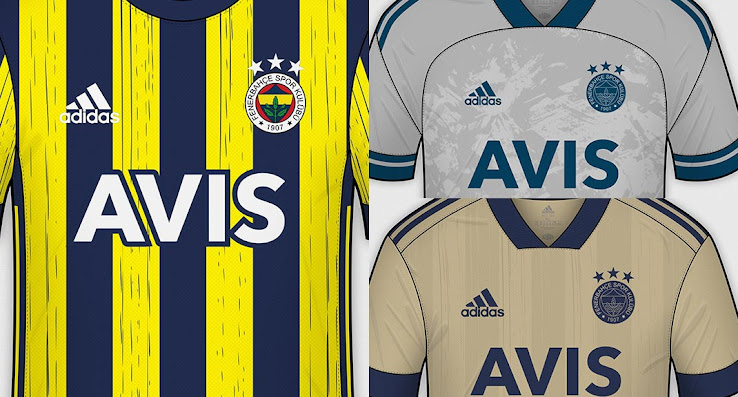 Based On Leaked Info How The Adidas Fenerbahce 20 21 Home Away Third Kits Could Look Like Footy Headlines