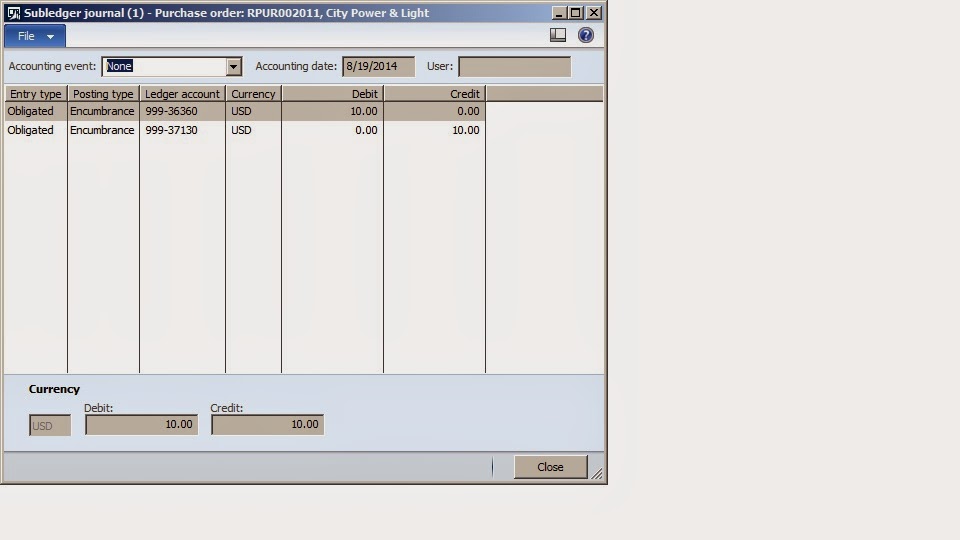 Dynamics AX/365 Fin Ops Functional Help How accounting entries are