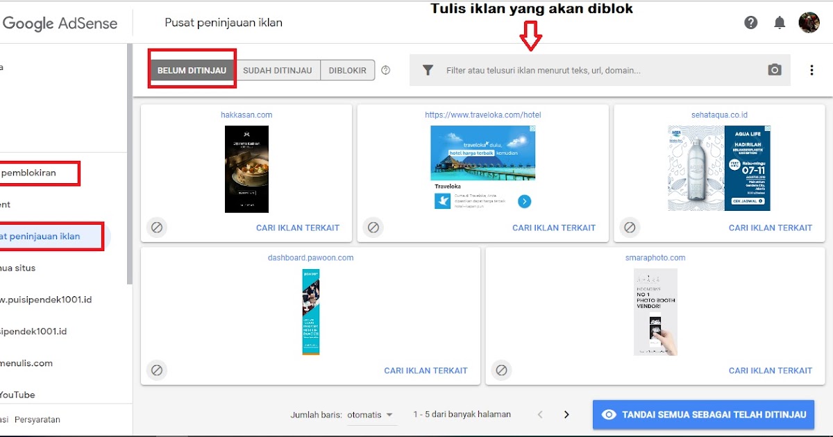 blokir iklan murah adsense 2017