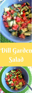 Dill Garden Salad:  this side dish salad will be on your menu all summer long! - Slice of Southern