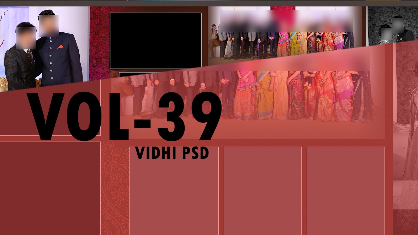 Download Indian Wedding 12x36 Dm Vidhi Psd Template Vol 39 Free Download Yellowimages Mockups