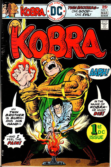 Kobra v1 #1, 1975 dc bronze age comic book cover - 1st Kobra Kobra v1 #1, 1975 dc bronze age comic book cover - 1st Kobra
