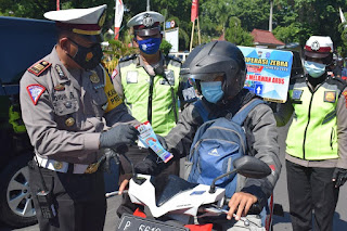 8 Sasaran Pelanggaran Lalau Lintas, Jadi Target Polres Bondowoso  Pada Gelar Operasi Zebra 2020.