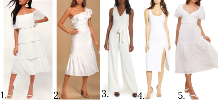 white after five dresses