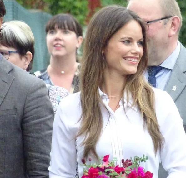 Prince Carl Philip and Princess Sofia visit the home of Swedish author Selma Lagerlof in Marbacka in Sunne at county of Varmland