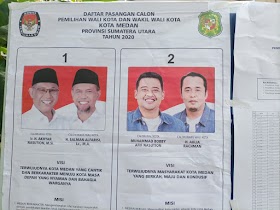 Bobby Nasution-Aulia Rachma Menang Pilwalkot Medan Versi QC Charta Politika