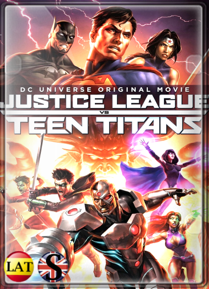 La Liga de la Justicia y Jóvenes Titanes: Unión en Acción (2016) HD 1080P LATINO/INGLES