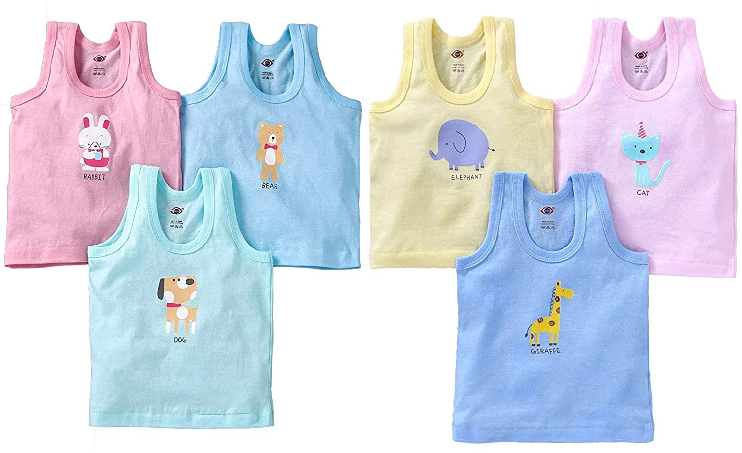 Complete Vest Pack of 6 with Limited Discount Offer New Born Baby
