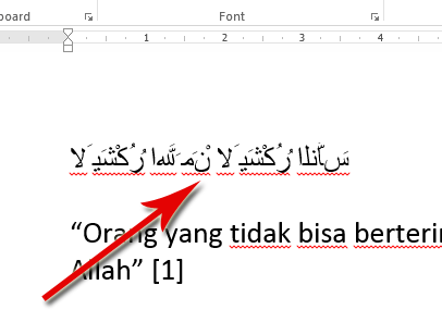Cara Copy Paste Tulisan Arab Agar Tidak Berantakan Cara Copy Paste Tulisan Arab Agar Tidak Berantakan