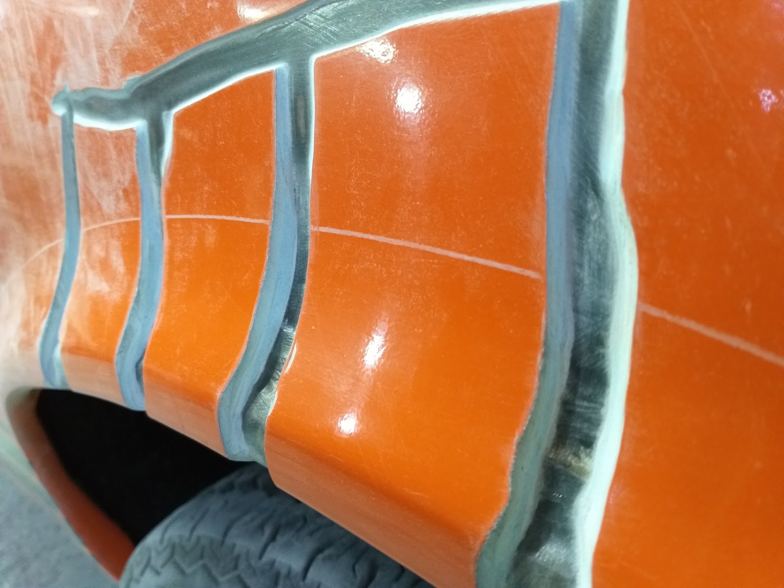 Just A Car Guy there must be 50 ponds of bondo on this Mustang