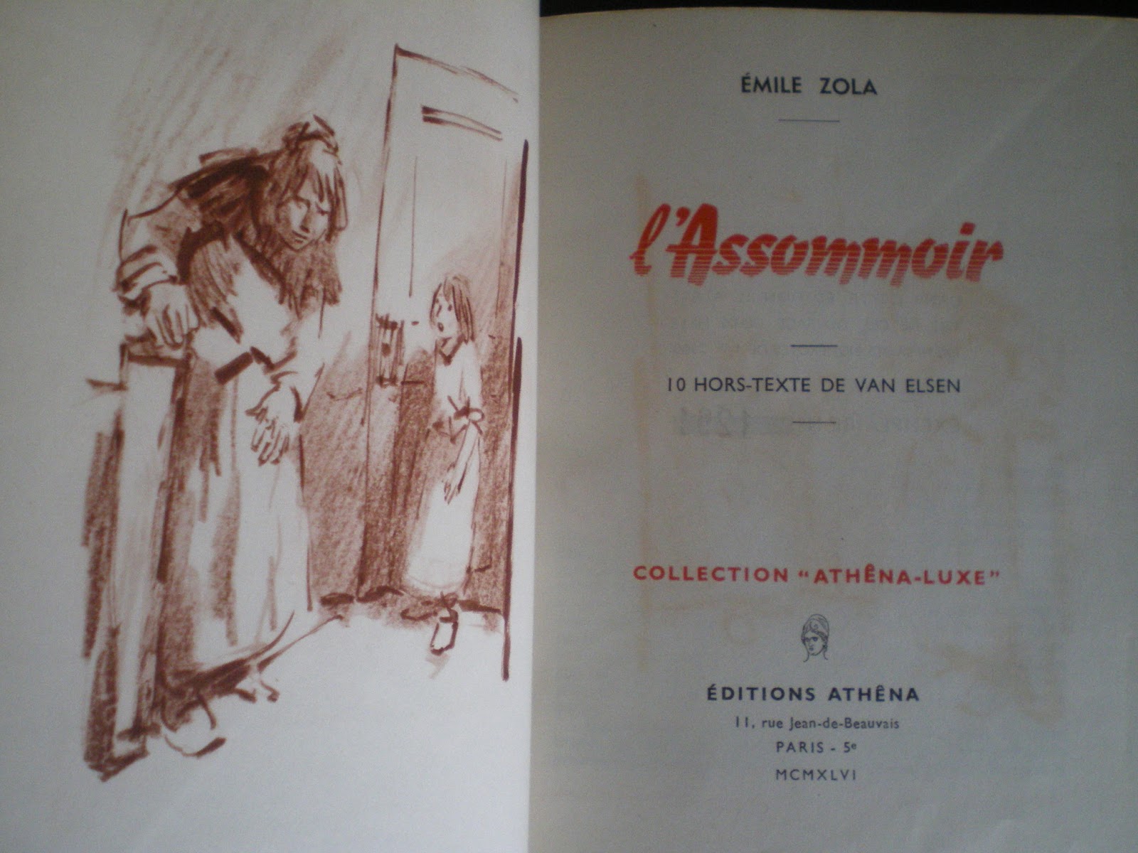 Librairie Ancienne Florence Velk - Lorient: ZOLA Emile - "L'assommoir