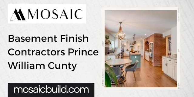 Basement Finish Contractors Prince William Cunty - Mosaic Design Build