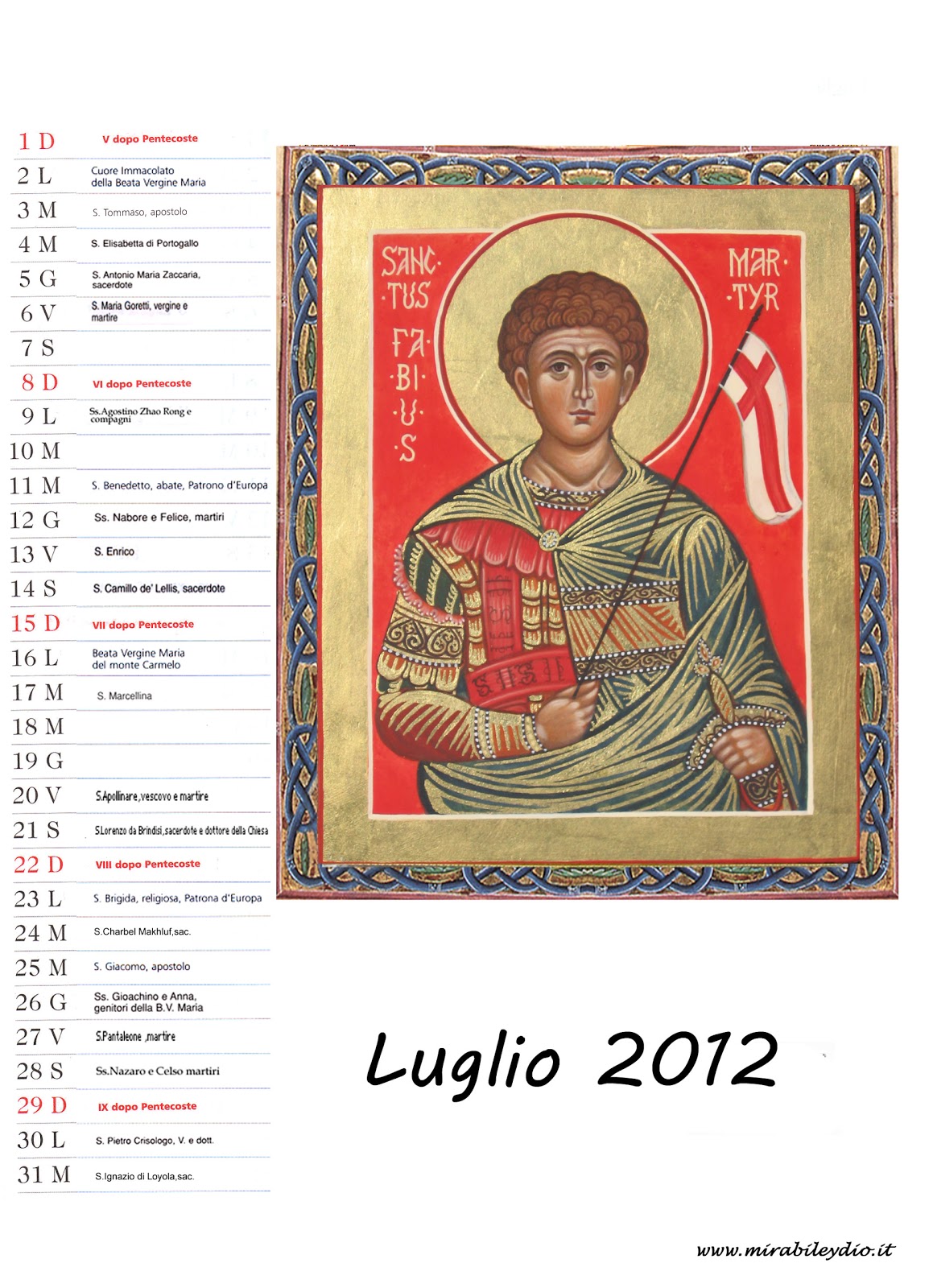LUGLIOSAN FABIO IL VESSILLIFERO LUGLIOSAN FABIO IL VESSILLIFERO