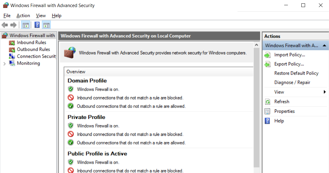 Sleight of Tech Change the Active Windows Firewall Profile