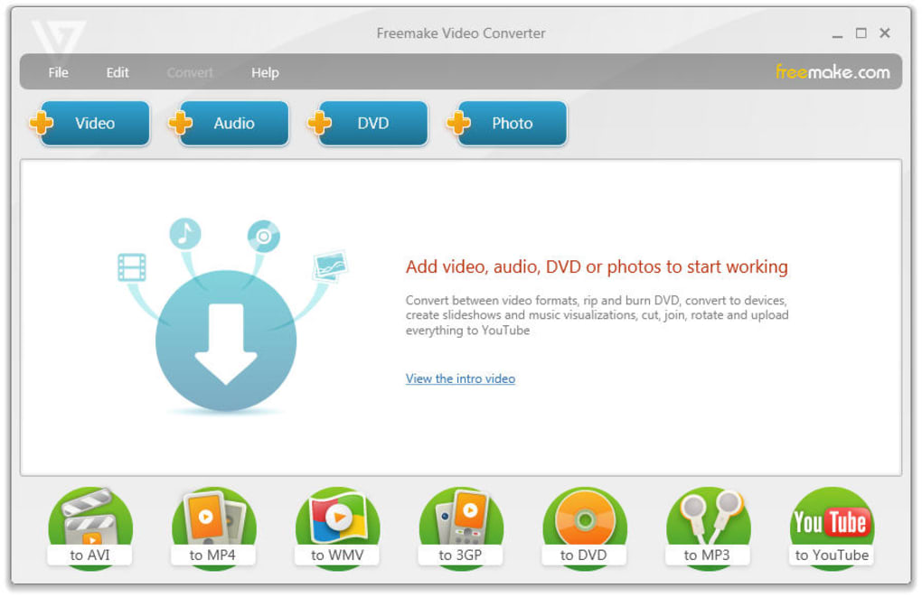 Freemake Video Converter 4.1.11.77 Multilingue, Convierte videos y pelí