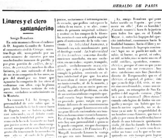 Fragmento del texto publicado en Heraldo de Pars