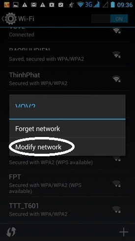 Cách thay đổi địa chỉ IP tĩnh và DNS trên Android