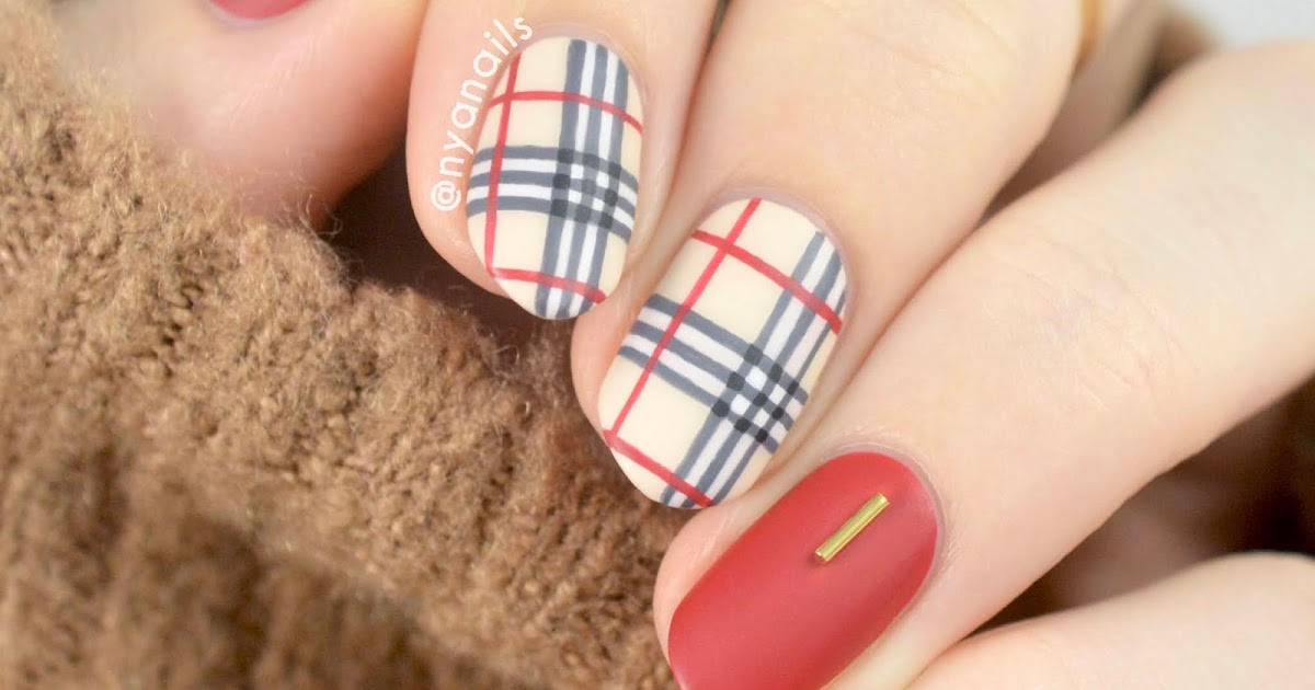 . Nails: Burberry Babe