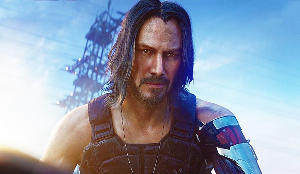 Free Swim Cyberpunk 2077 E3 Presentation featuring Keanu Reeves is