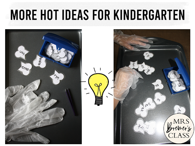 Word work activities and literacy ideas for Kindergarten