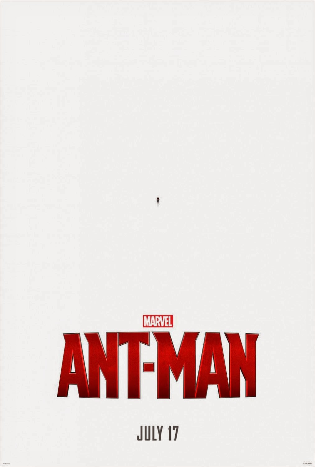 Marvel's Ant-Man First Theatrical One Sheet Teaser Movie Poster