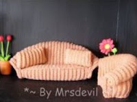 PATRON GRATIS SOFA AMIGURUMI 928