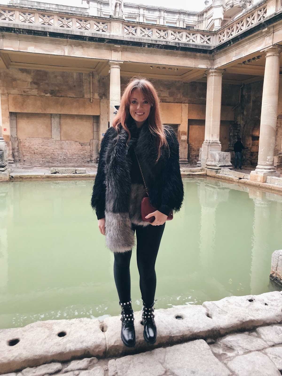 Street Style Post at the Roman Baths