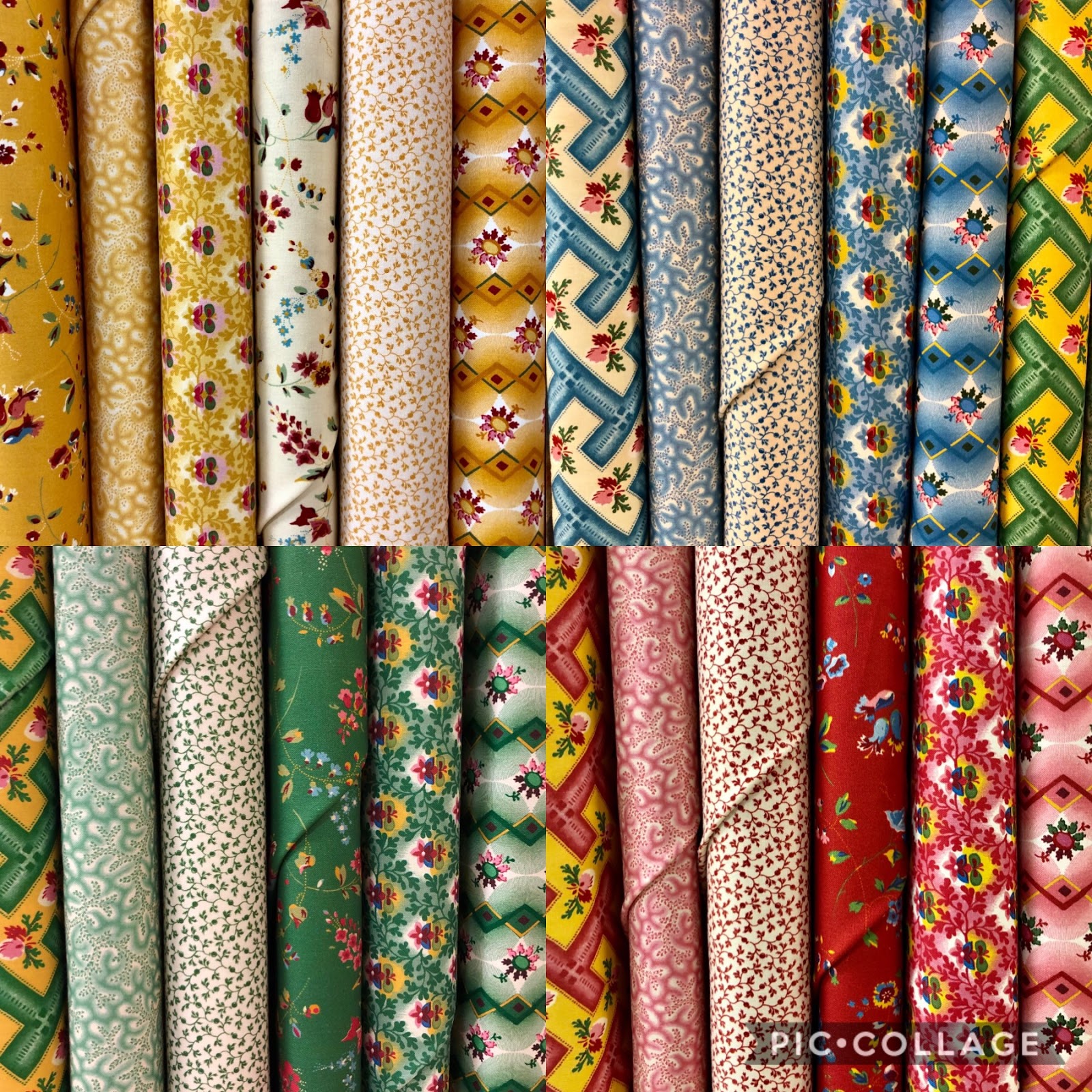 Thimble Chatter New Fabric All the options!