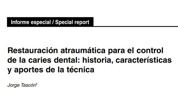 PDF: Restauración atraumática para el control de la caries dental: historia, características y aportes de la técnica