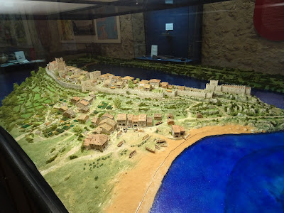 Maqueta de la villa de San Vicente de la Barquera, Cantabria