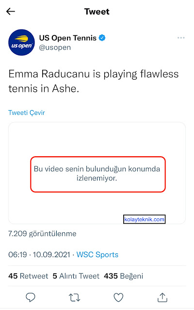 Twitter Engelli Videoları Açma