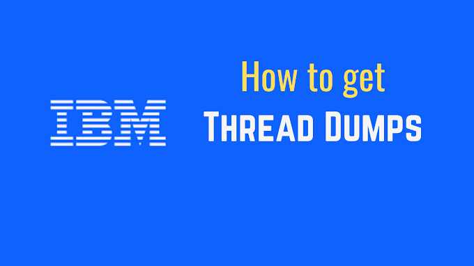 How to take Thread dumps from IBM Websphere 