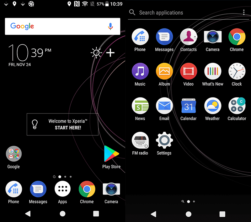 Near stock with Xperia icons!