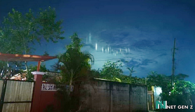 Apparently, pillars of light have occurred in tropical countries
