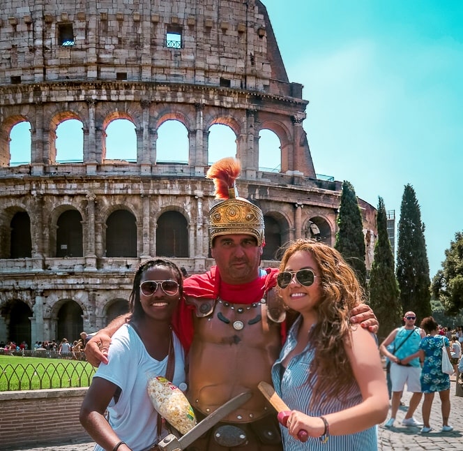 Funny Rome Photo, Contiki, Diversity in Travel, Latina Travel Blogger