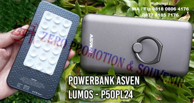 Powerbank Asven Lumos , P50PL24, souvenir powerbank asven, atau powerbank lumos
