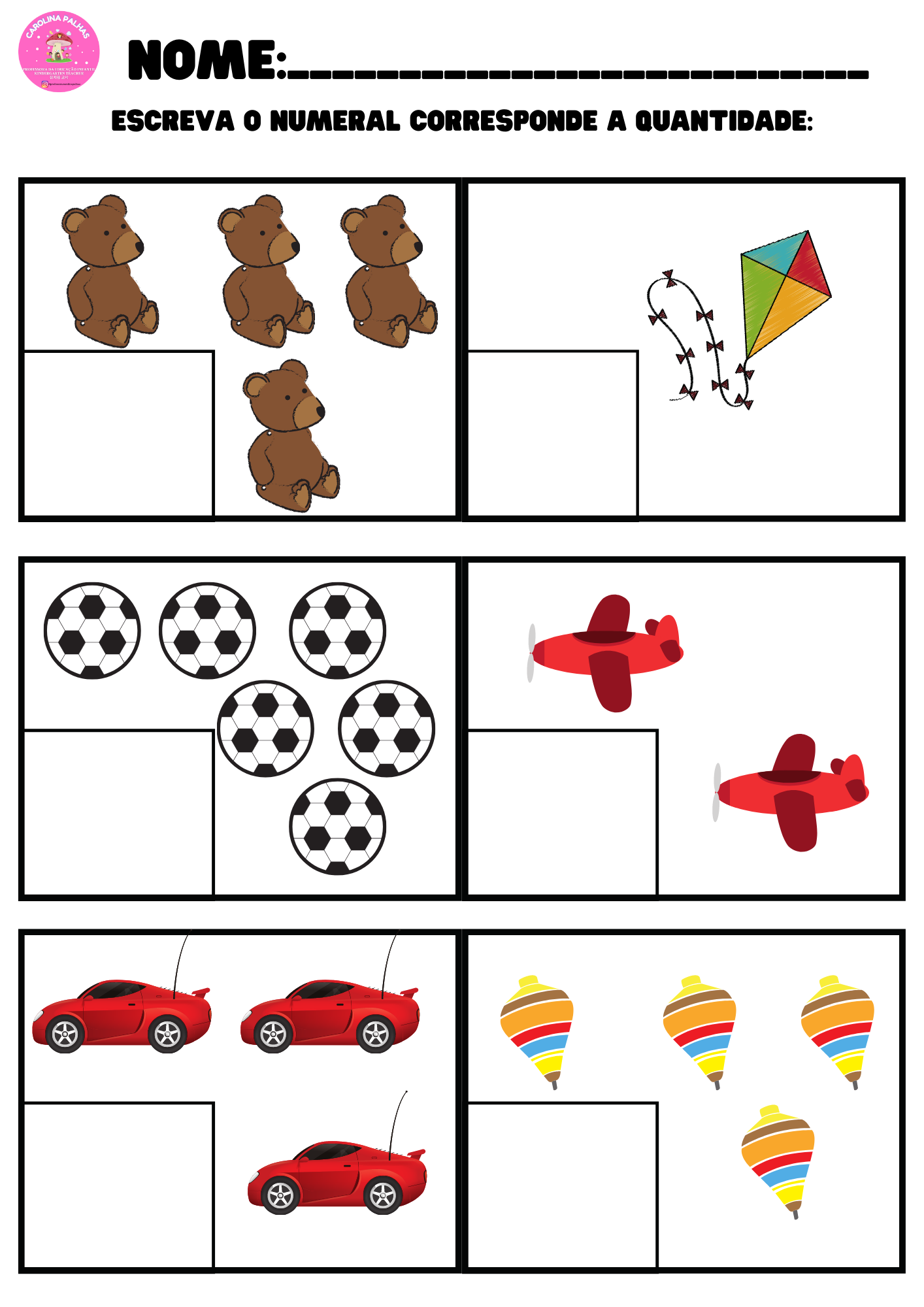 Atividades com os pop-its e polvo do humor