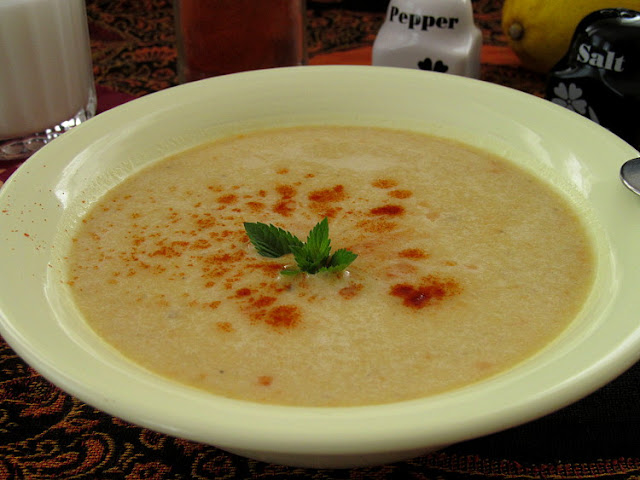 Суп из красной чечевицы с молоком (Sütlü Mercimek Çorbası)