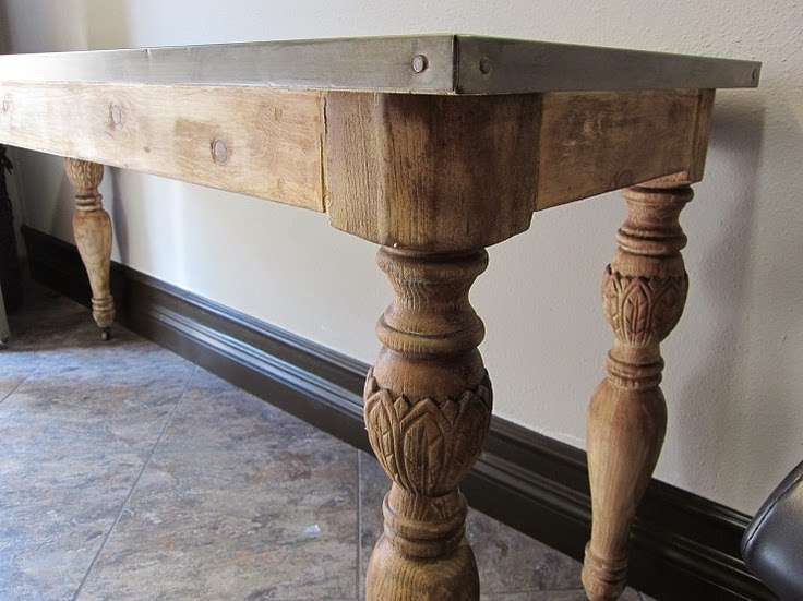 Zinc Table Tops Rescue. Restore. Redecorate.