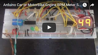 Arduino Inductive Spark Plug Sensor Engine RPM Meter Shift Lights