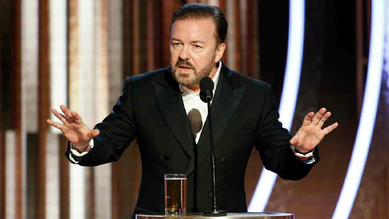 RICK GERVAIS NO 77º GLOBO DE OURO (2020)