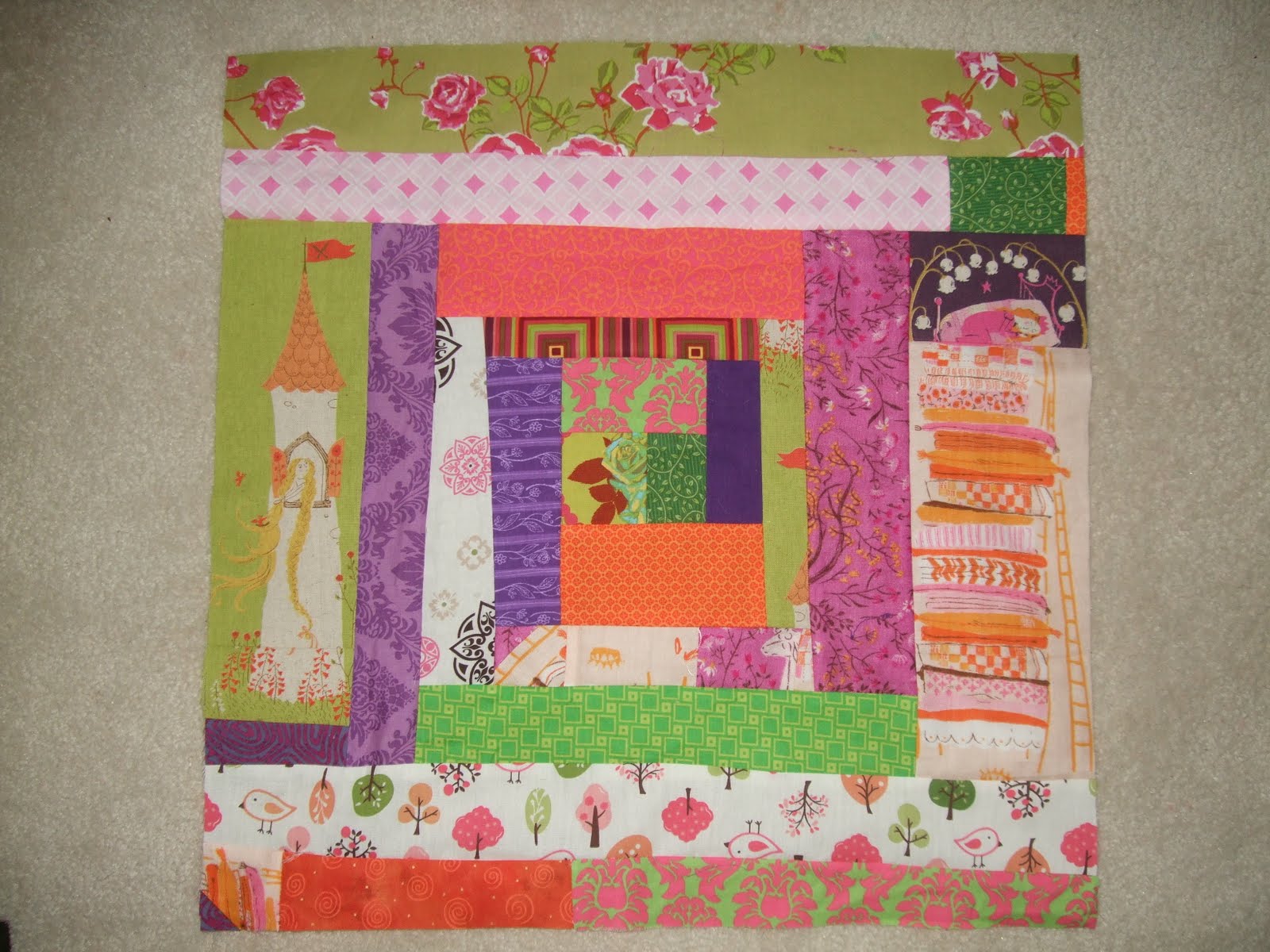 Enchanted Schoolhouse Far Far Away QuiltBlock 3