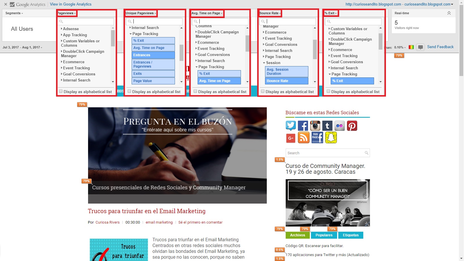 Analiza tu sitio web con esta extensión de Google Analytics para Chrome
