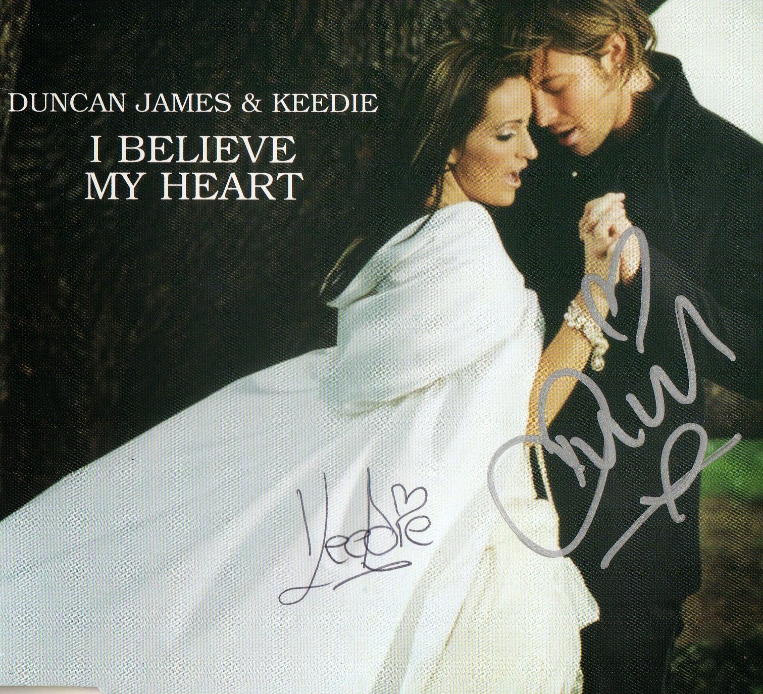 Lirik dan Makna lagu "I Believe My Heart" (Duncan James feat. Keedie)