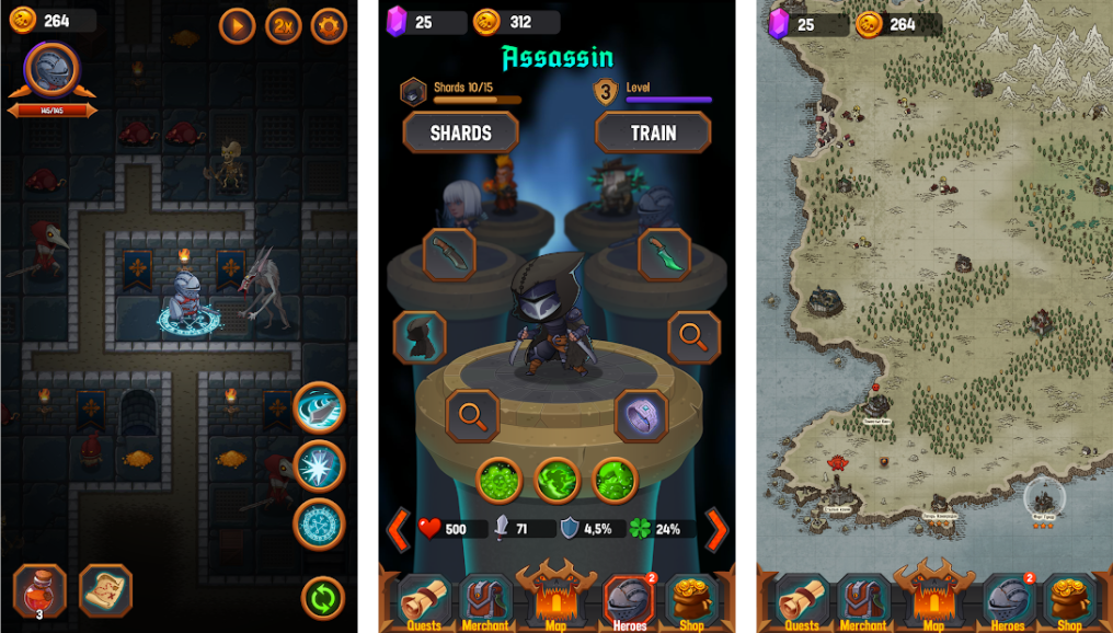 Dungeon Age of Heroes MOD APK v1.10 Reviewgamevnz