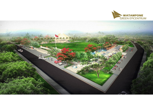 Watampone Green Epicentrum Bakal Jadi Ikon Baru di Bone, Begini Desain dari Pemenang Sayembara