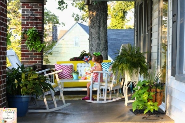 The rocking chair in white – cozy and comfortable!