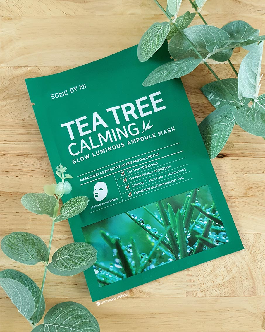 Some by Mi Tea Tree Calming Mask Review fransiska wenda